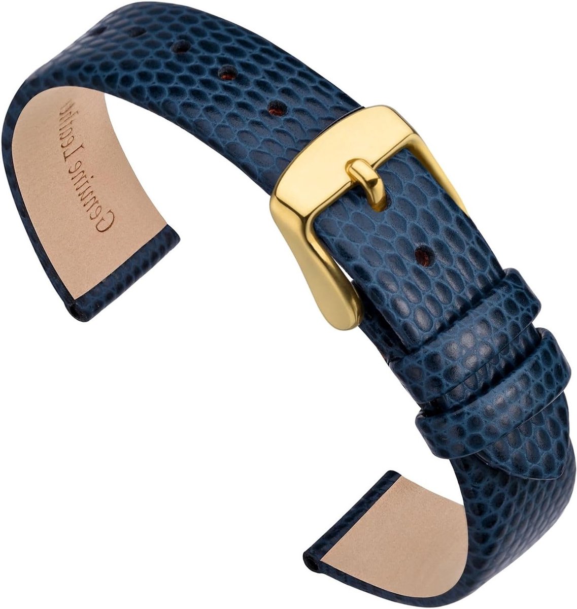 Lizard Textuur Horlogebanden van Leer voor Dames - Vervangende Strap van 10 mm tot 20 mm voor Stijlvolle Uren