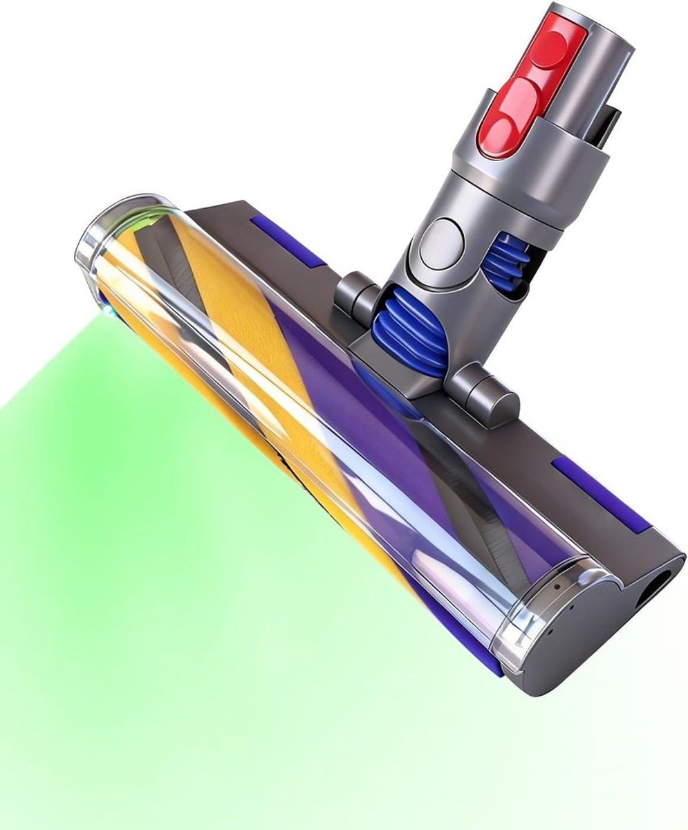 Vervangingsonderdeel Geschikt voor Dyson V7 V8 V10 V11 vloerborstel met verlichting