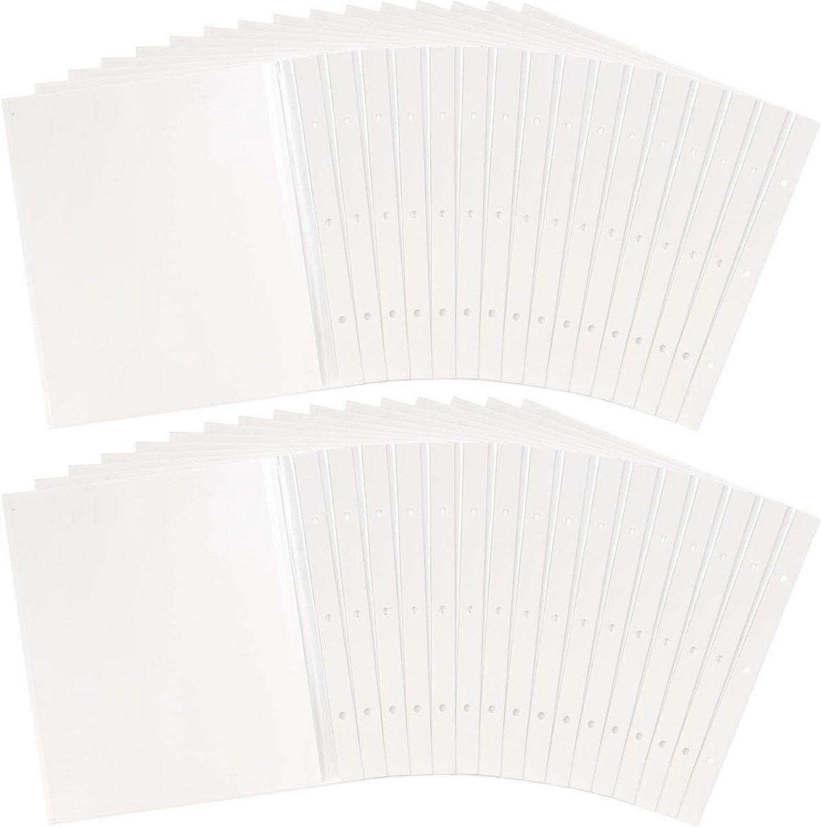 30 Stuks Navullingen voor Linnen Fotoalbums, Zelfklevend, 26x21cm, Witte Pagina's voor Foto's en Herinneringen
