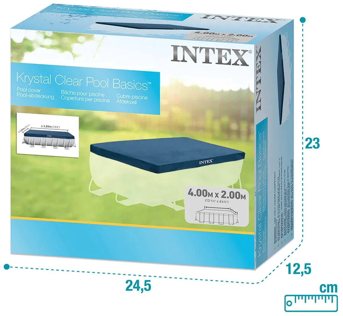 Intex Zwembad Afdekzeil - Rechthoekig 400 x 200 cm — afbeelding 19