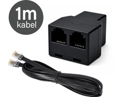 Passieve P1 Splitter 6 Poort met 1 meter kabel Geschikt voor HomeWizard en P1 Meter - RJ12(v) & 2x RJ12(v) - Wifi Verbruiksmeter Dongle - Laadpaal en Energiemeter