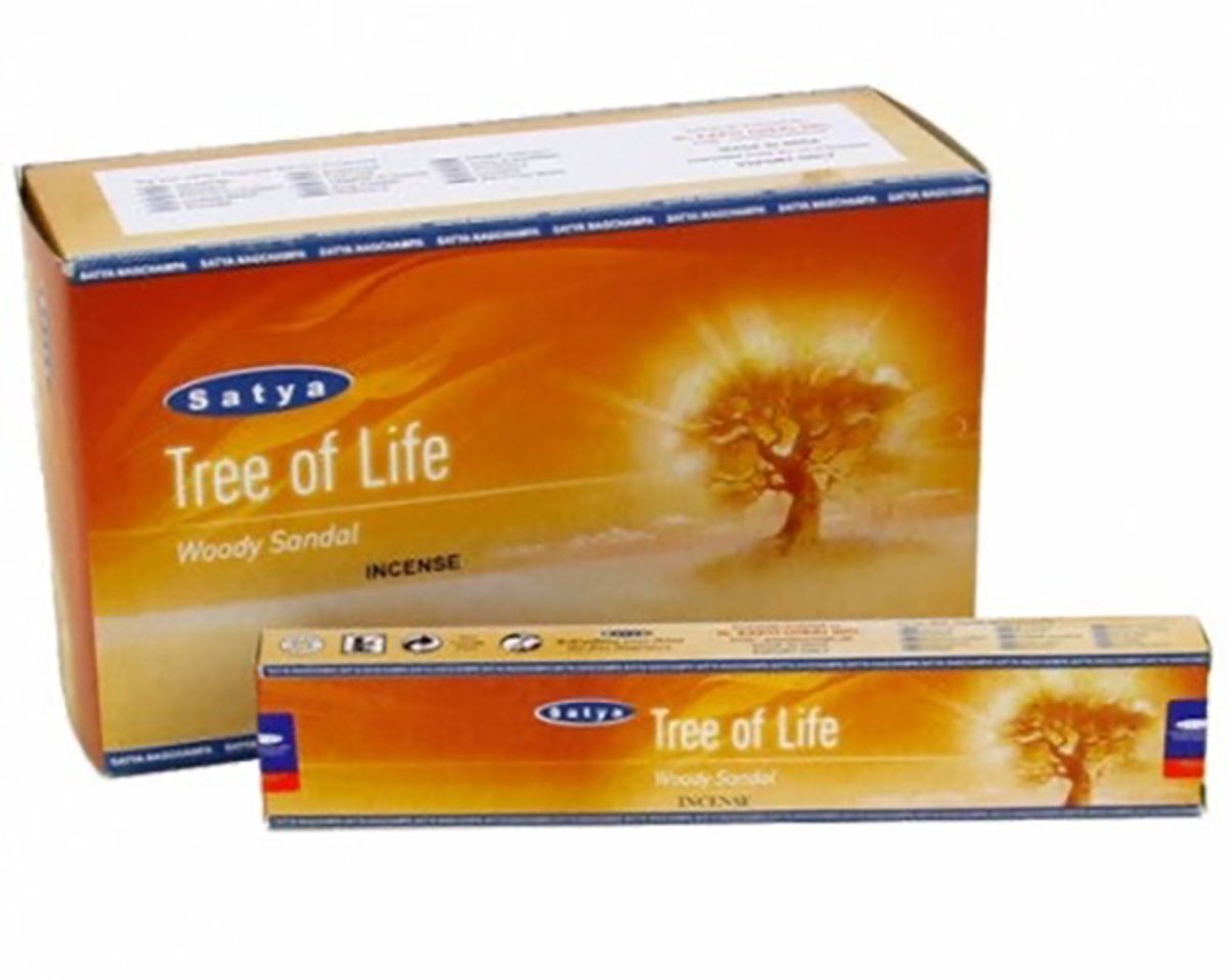 Satya Wierookstokjes Satya Tree of Life (12 pakjes van 15 gram)