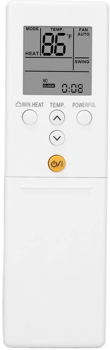 By shayne - Universele Airconditioner Afstandsbediening - Vervanging voor Fujitsu - Dual Display - Eenvoudig te gebruiken - Geschikt voor meerdere mo.