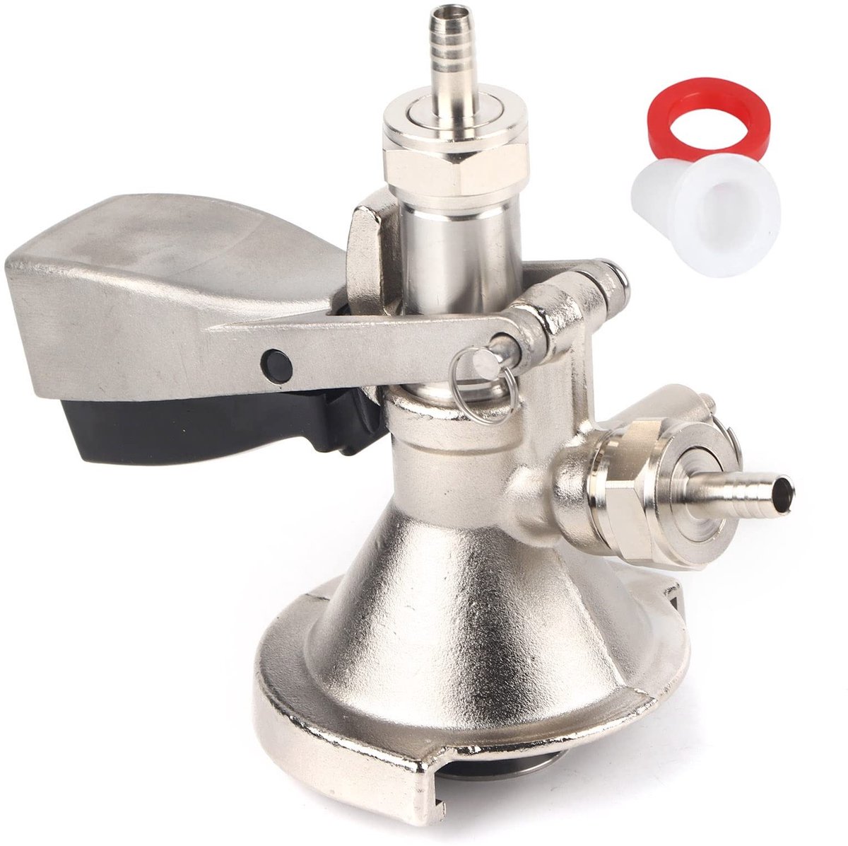 Stainless Steel A-Type Beer Keg Coupler - Duurzame Keg Connector voor Thuis en Horeca