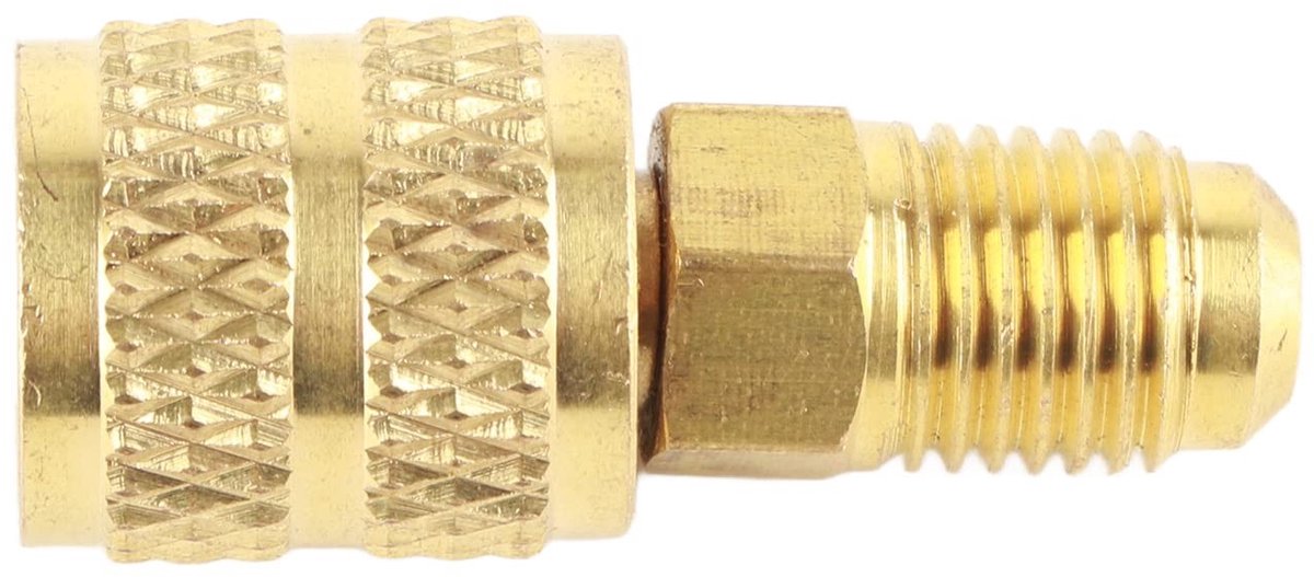 Zeynomax - R410A Airconditioneradapter - 1/4 Inch Mannelijk naar 5/16 Inch Vrouwelijk - Geschikt voor HVAC-systemen - Adapter voor koelservi...