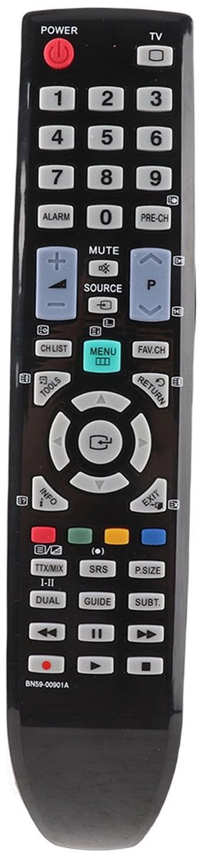 Zeynomax - Universele TV-afstandsbediening - Compact en gebruiksvriendelijk - Zonder programmeren - Geschikt voor verschillende TV's - Innovatief to..