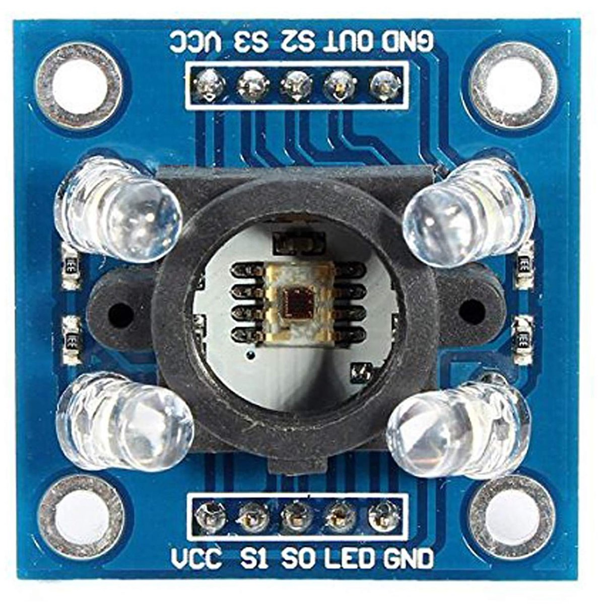 TopHomer TCS230 TCS3200 Kleurenherkenningssensor Module 3V - 5V voor MCU