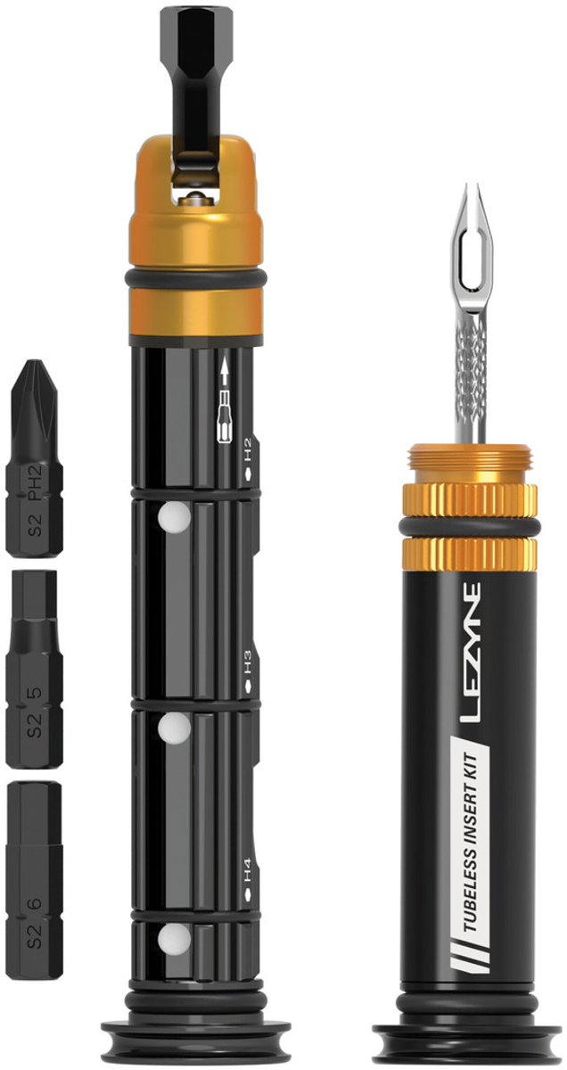 Lezyne Dual Insert Kit - Mountainbike gereedschapsset - Roestvrij - Aluminium - Zwart van Lezyne — afbeelding 5