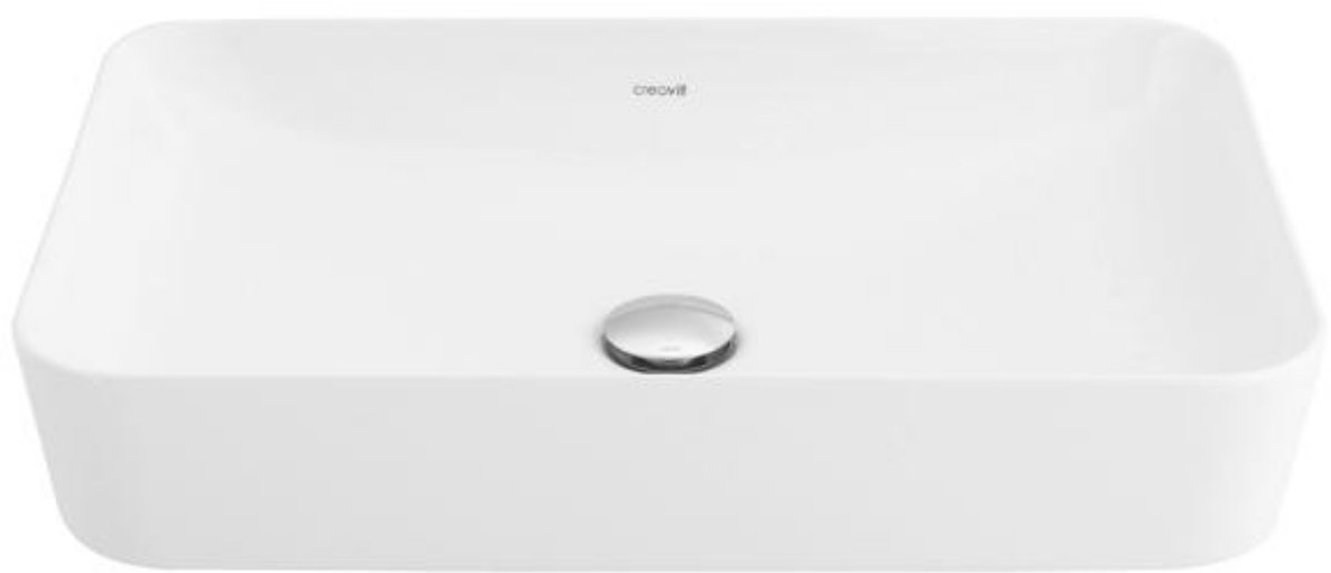 Creavit Ultra Waskom Zonder Kraangat 40x60cm Wit