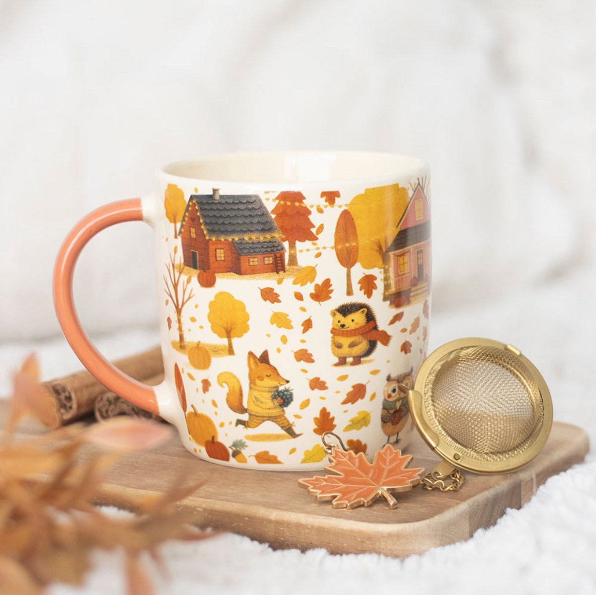 Something Different - Creature comfort mug & Tea strainer set