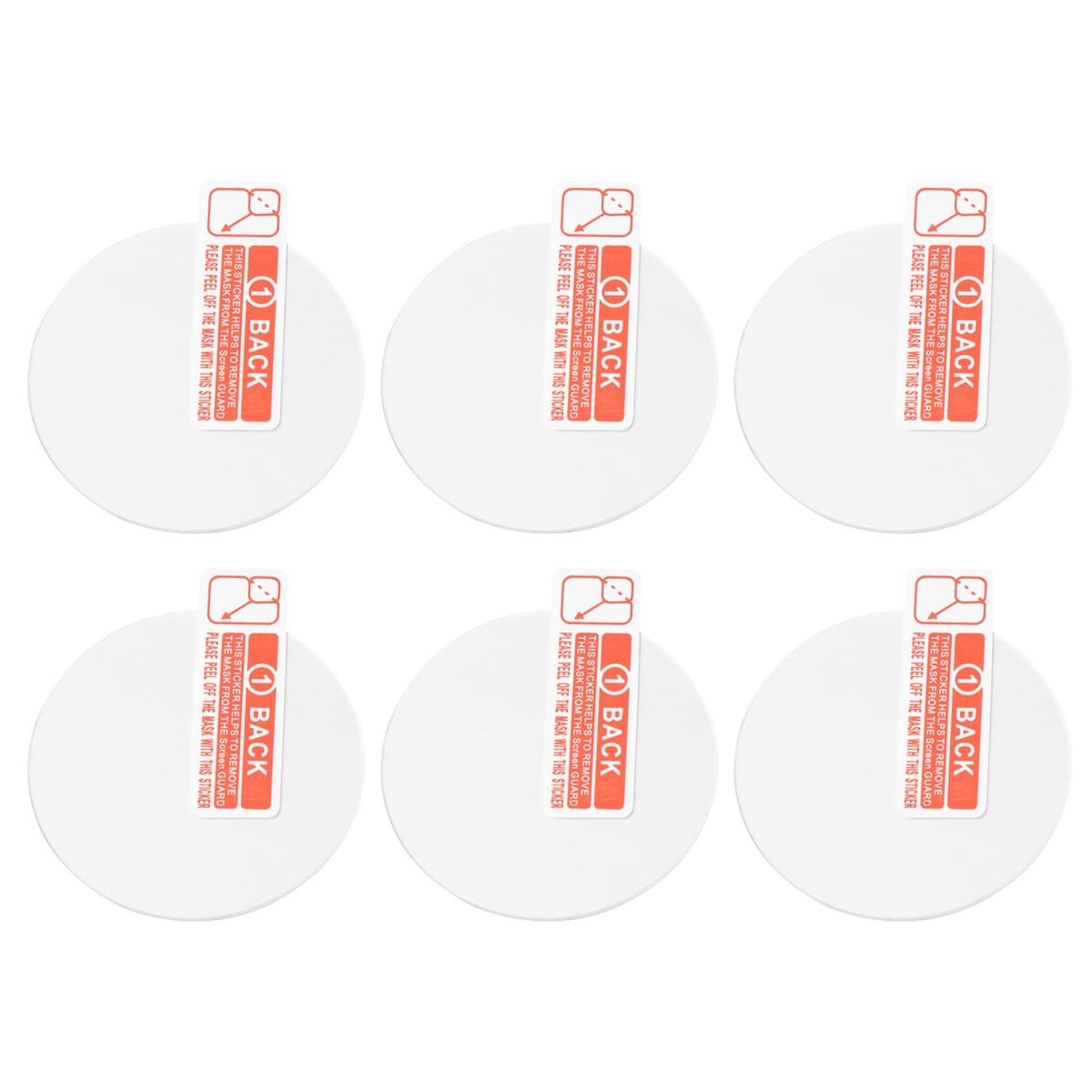 Jhubersproducts - Polshorloge Bescherming - Gehard Glas - Ultradun en Transparant - Anti-Kras Beveiliging - Geschikt voor Diverse Horloges - 6 Stuks