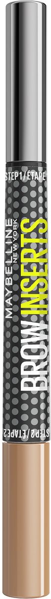 Maybelline New York Brow Inserts Wenkbrauw Multiplier - 1 Blonde - Micro-precisiepen - Hair-like fiber gel - 1,25ml