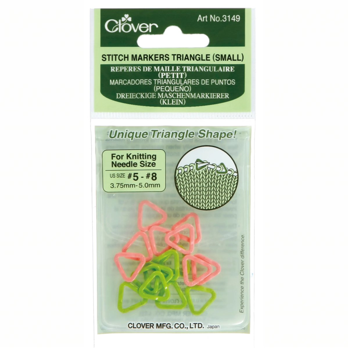 Stitch marker triangle S