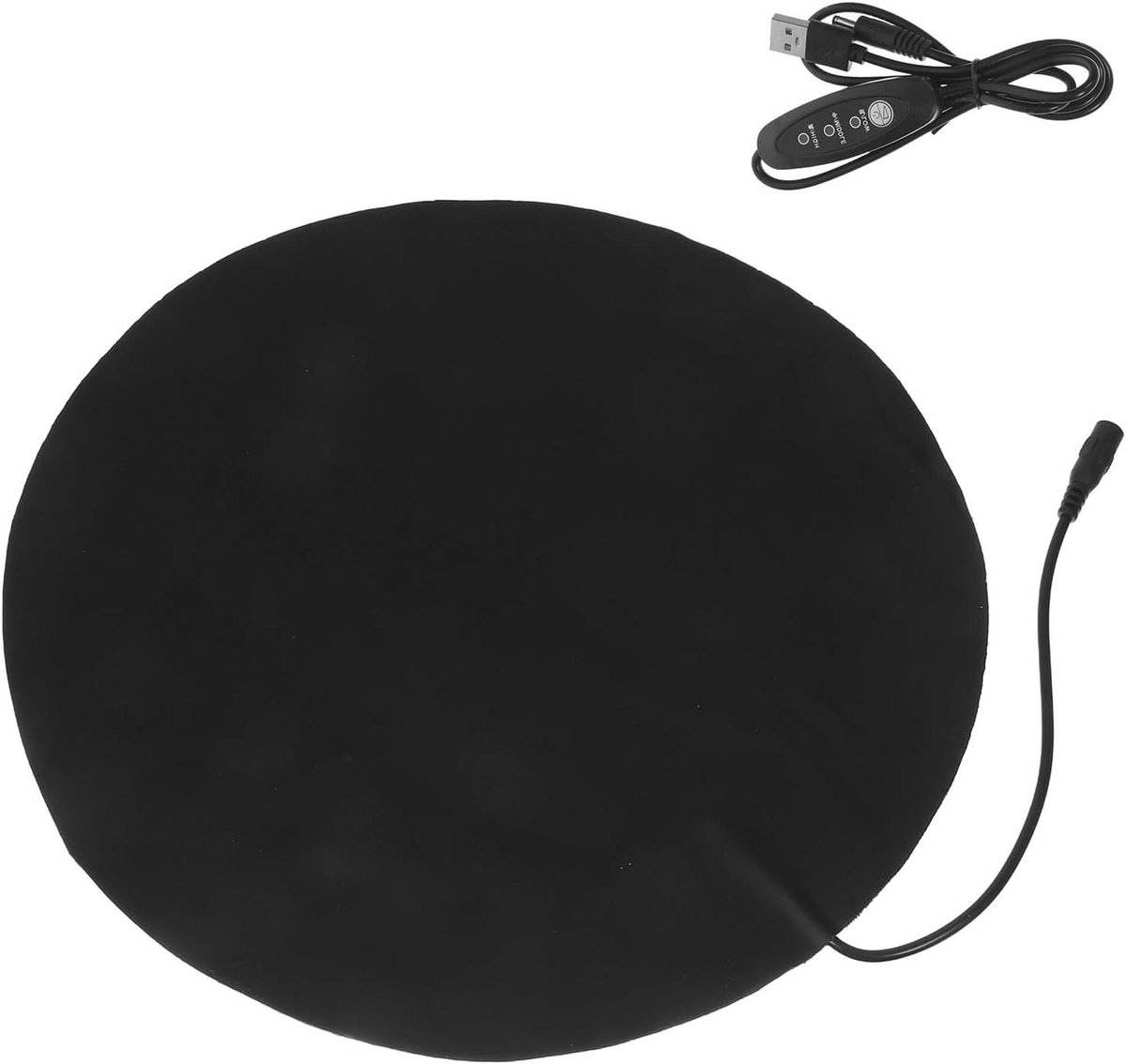 Verwarmingsmat Huisdieren - Elektrisch Dekentje - Comfort Bieden - Constante Temperatuur - 27.6 cm - Zwart