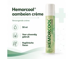 Hemorcool® – Aambeien Crème – Verzacht bij jeuk, pijn & bloedingen – Medisch hulpmiddel met koper & zink – Zonder parfum of alcohol – Veilig bij zwangerschap & borstvoeding – 50 ml