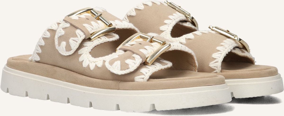 Maruti Dilan Slippers - Dames - Beige - Maat 36