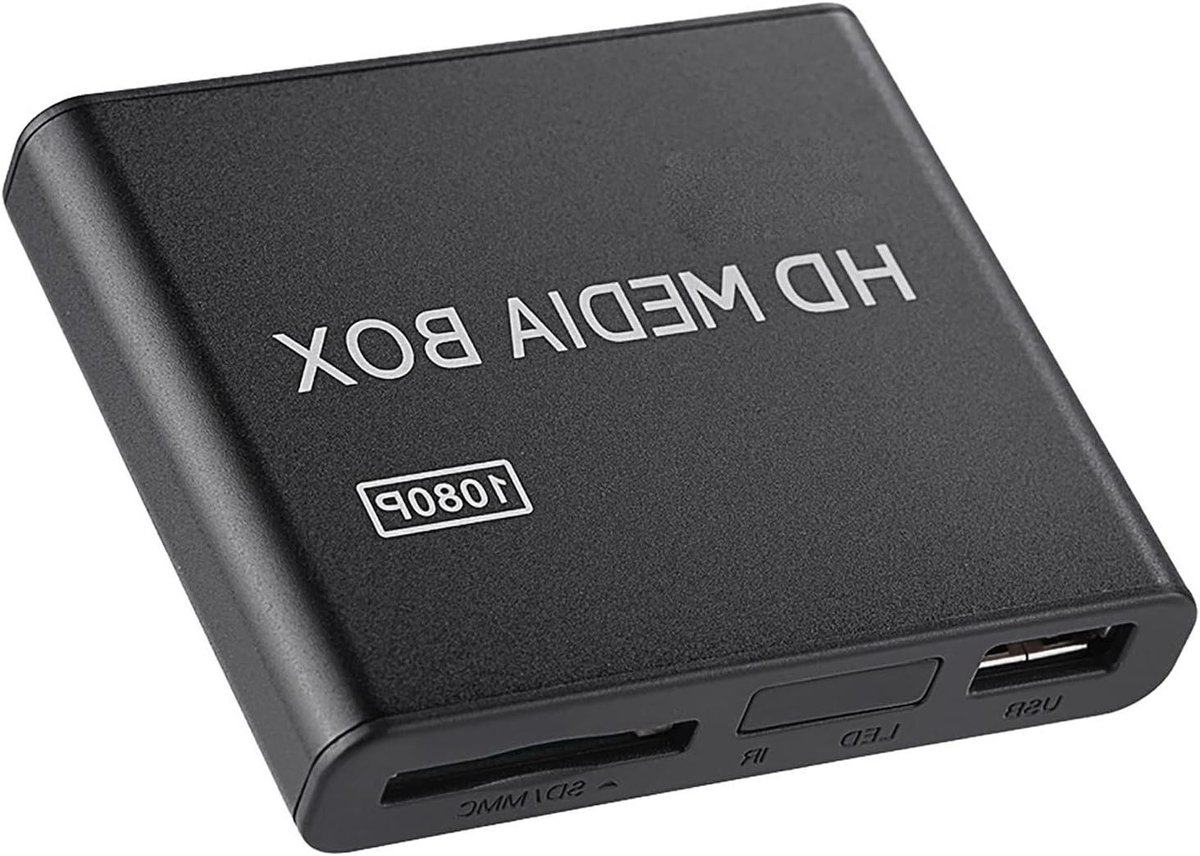 Full HD Mini Media Box 1080P voor Huis met USB en Multimedia Ondersteuning
