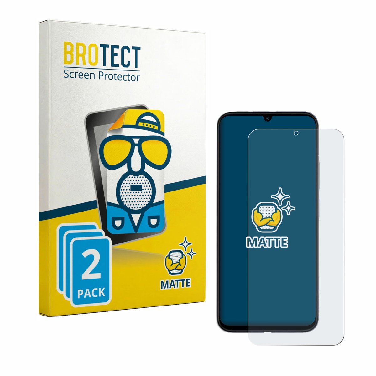 BROTECT - Screenprotector voor Redmi R70m 5G - Folie Beschermfolie matte 2 Stuks