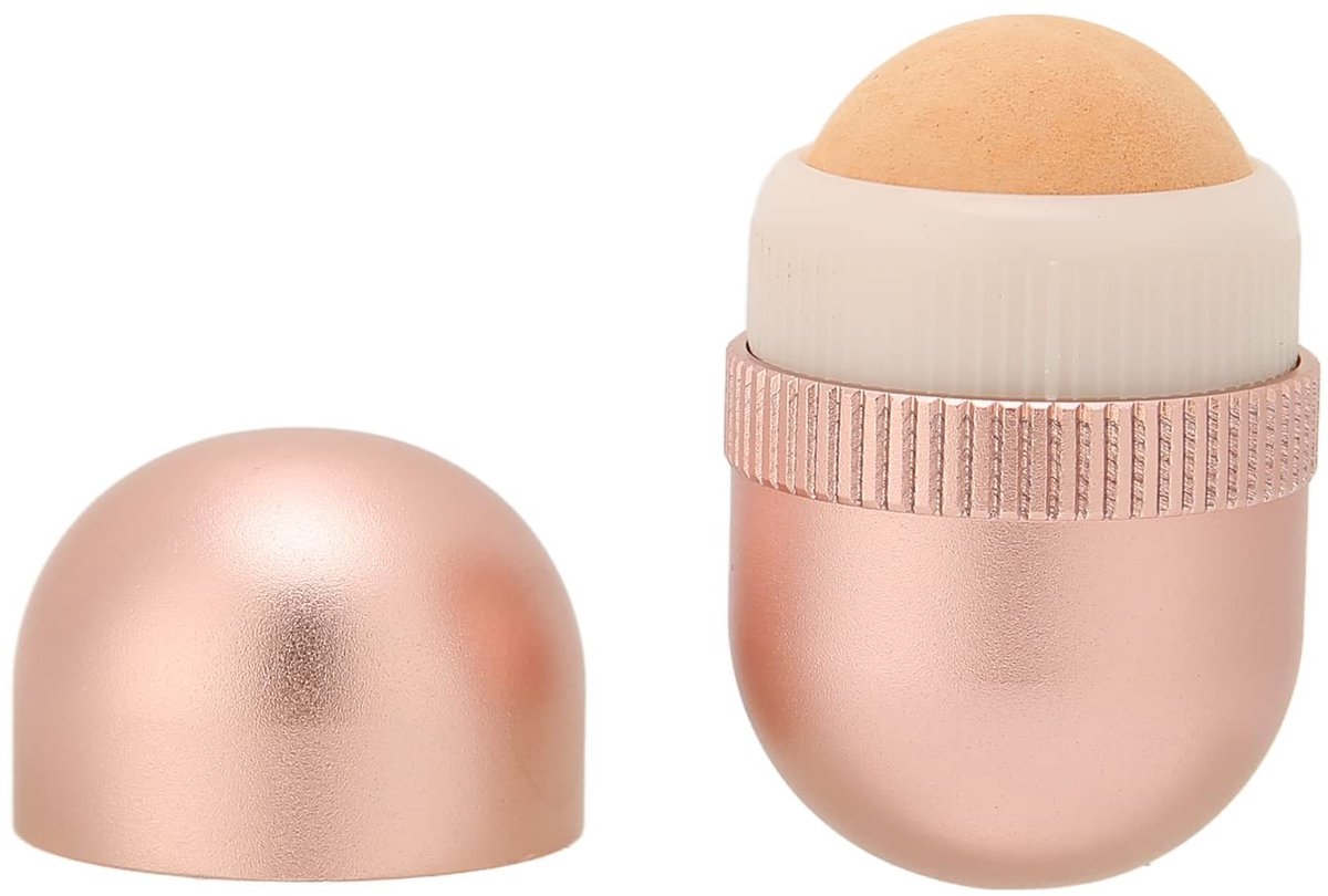 Livia home - Olie-absorberende Gezichtsroller - Vulkanische Steen - Herbruikbaar - Mini gezichtsmassage - Vette huid - Massage en gezichtsscrub
