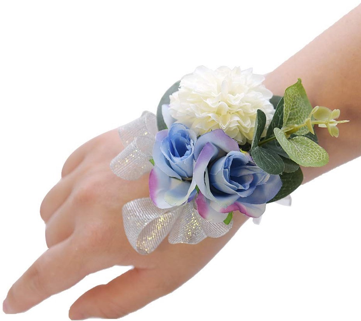 Jhubersproducts - Bruiloftsbenodigdheden - Bloemenpols - Handgemaakt - Blauw - Decoratie -