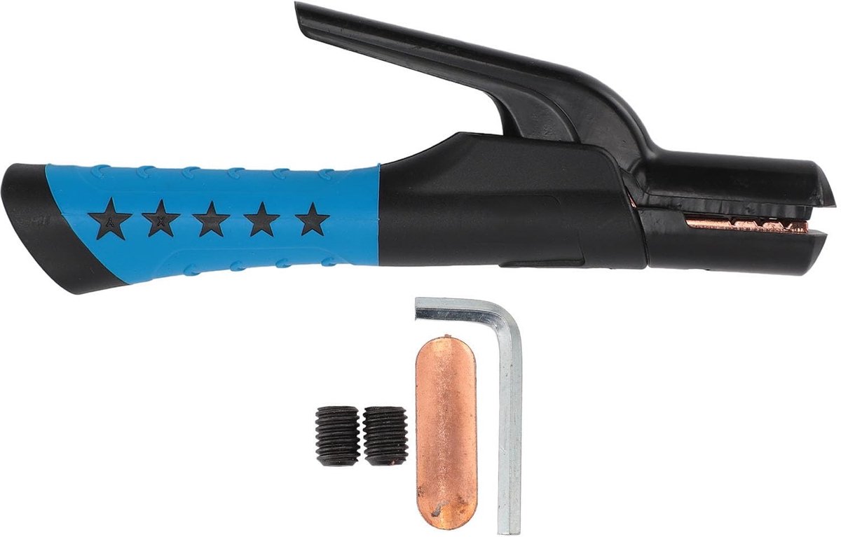 Jhubersproducts - Elektrodehouder - Heavy Duty - Euro-stijl - 500A - Laselektrodehouder - Geschikt voor Booglasmachine - Multi Angle Clamping
