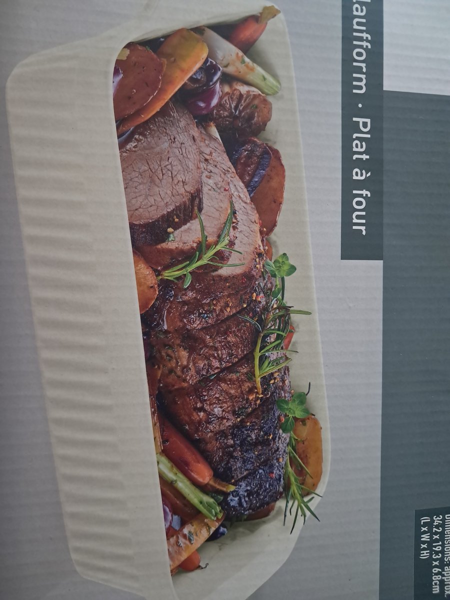 Livarno Home Ovenschaal - 34.2 x 19.3 x 6.8 cm - Wit - Geglazuurd steengoed - 2.1 L