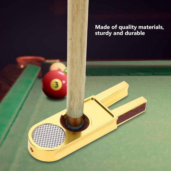 Jhubersproducts - Billiard Cue Tip Trimmer - Multifunctionele Tool - Staal - Cue Tip Shaper - Geschikt voor Billiard, Snooker en Pool - Compact en Duu van Jhubersproducts — afbeelding 3