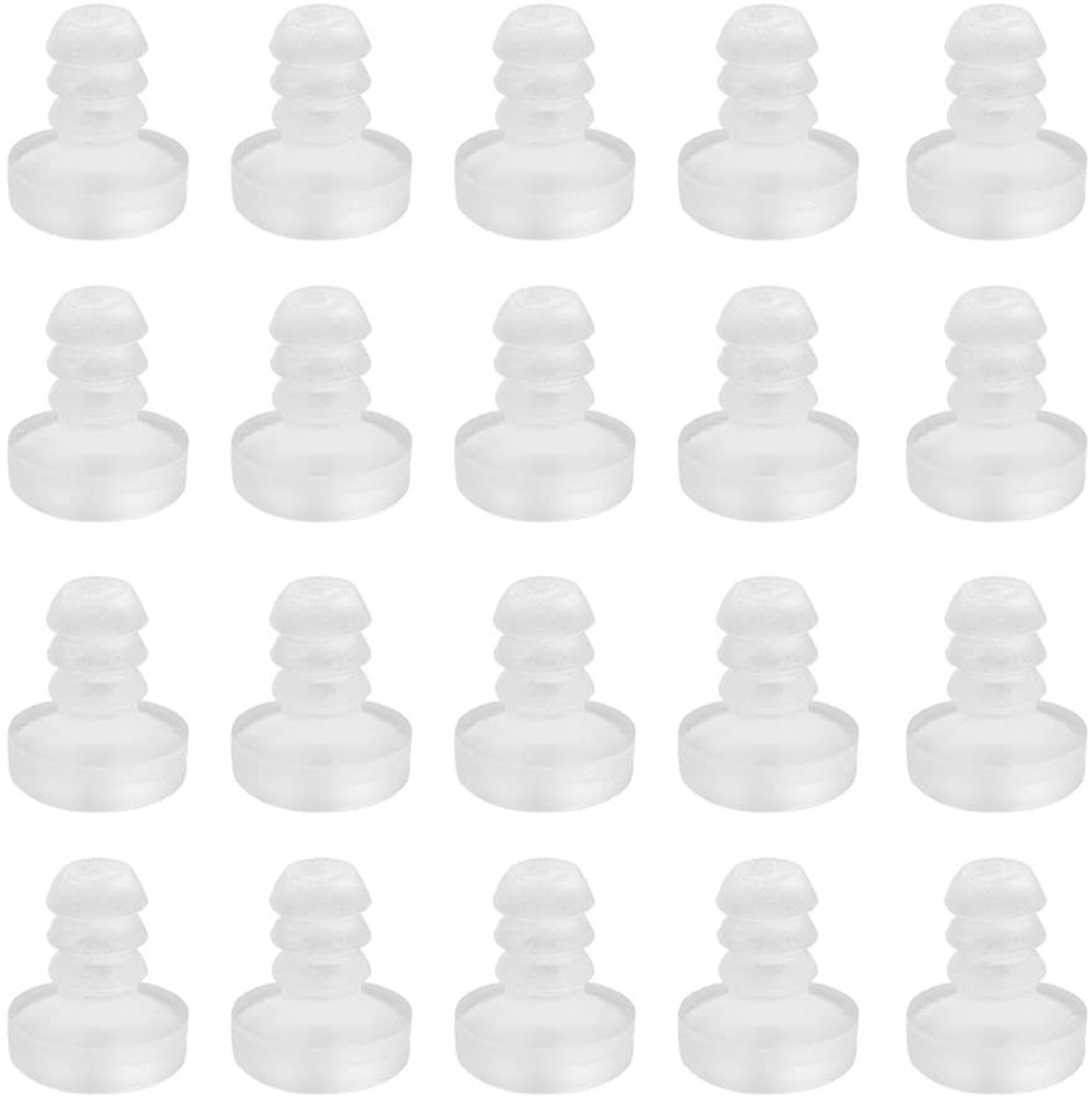 Jhubersproducts - Rubberen stoppers - Meubels - Transparant - Deurdemper - Anti-botsing - 60 stuks voor kast en tafel