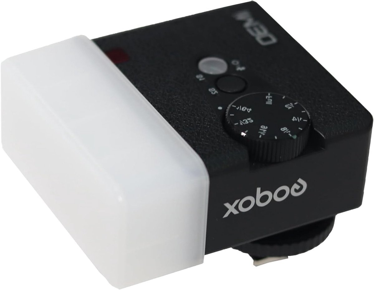 Mini Flash Diffuser voor Camera's - Witte IM30DF Diffuser voor Optimale Lichtverdeling en Schaduwvermijding