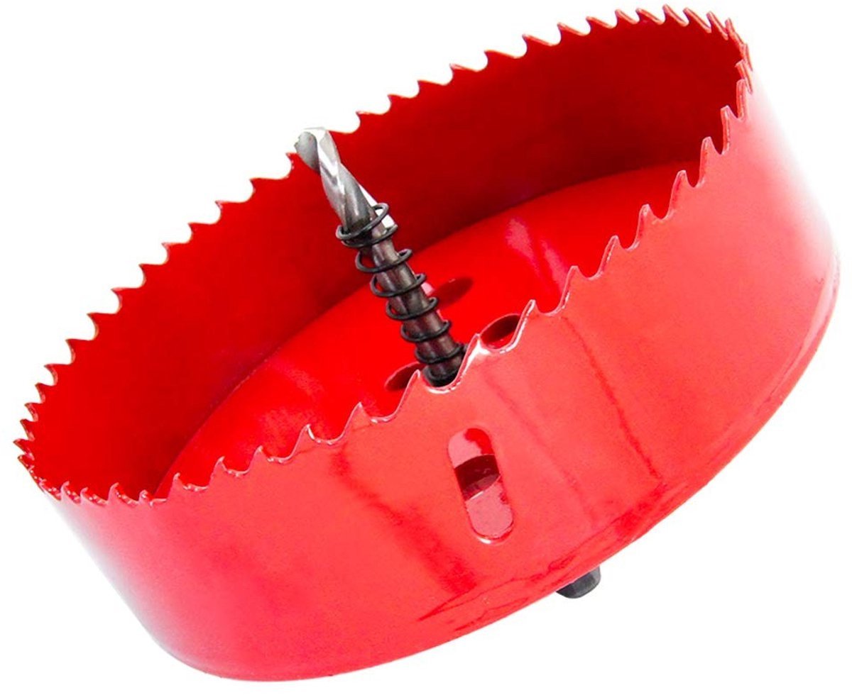 Smoakez - Hole Saw - Boormachine Accessoire - Bimetalen Zaagblad - 135mm - Ideaal voor Hout en PVC - Compleet met Boor en Inbussleutel