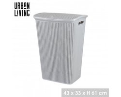 "WASMAND MET DEKSEL "PASHA" 43x33xH61CM NOMAD GREY"
