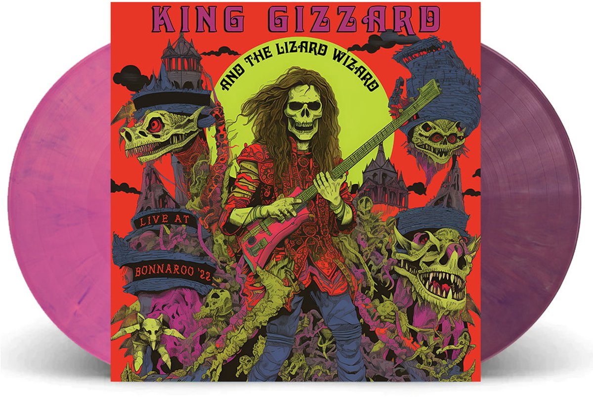 King Gizzard & the Lizard Wizard - Live At Bonnaroo '22 (Bubblegum & Sour Grape 2LP)