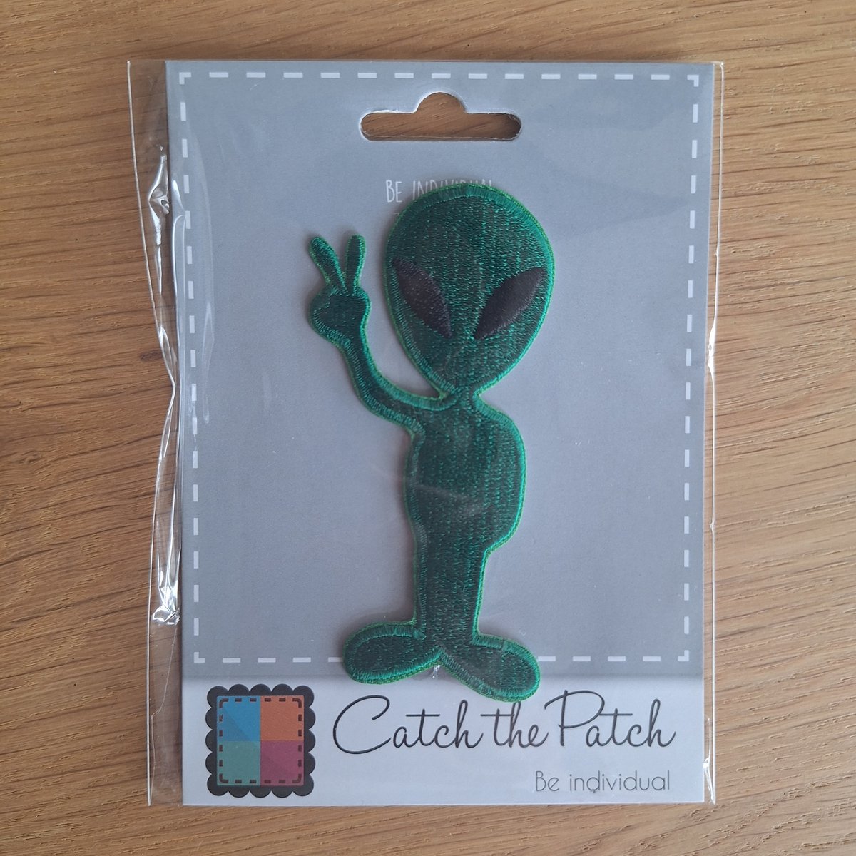 Alien strijkembleem - Patch - Strijkapplicatie