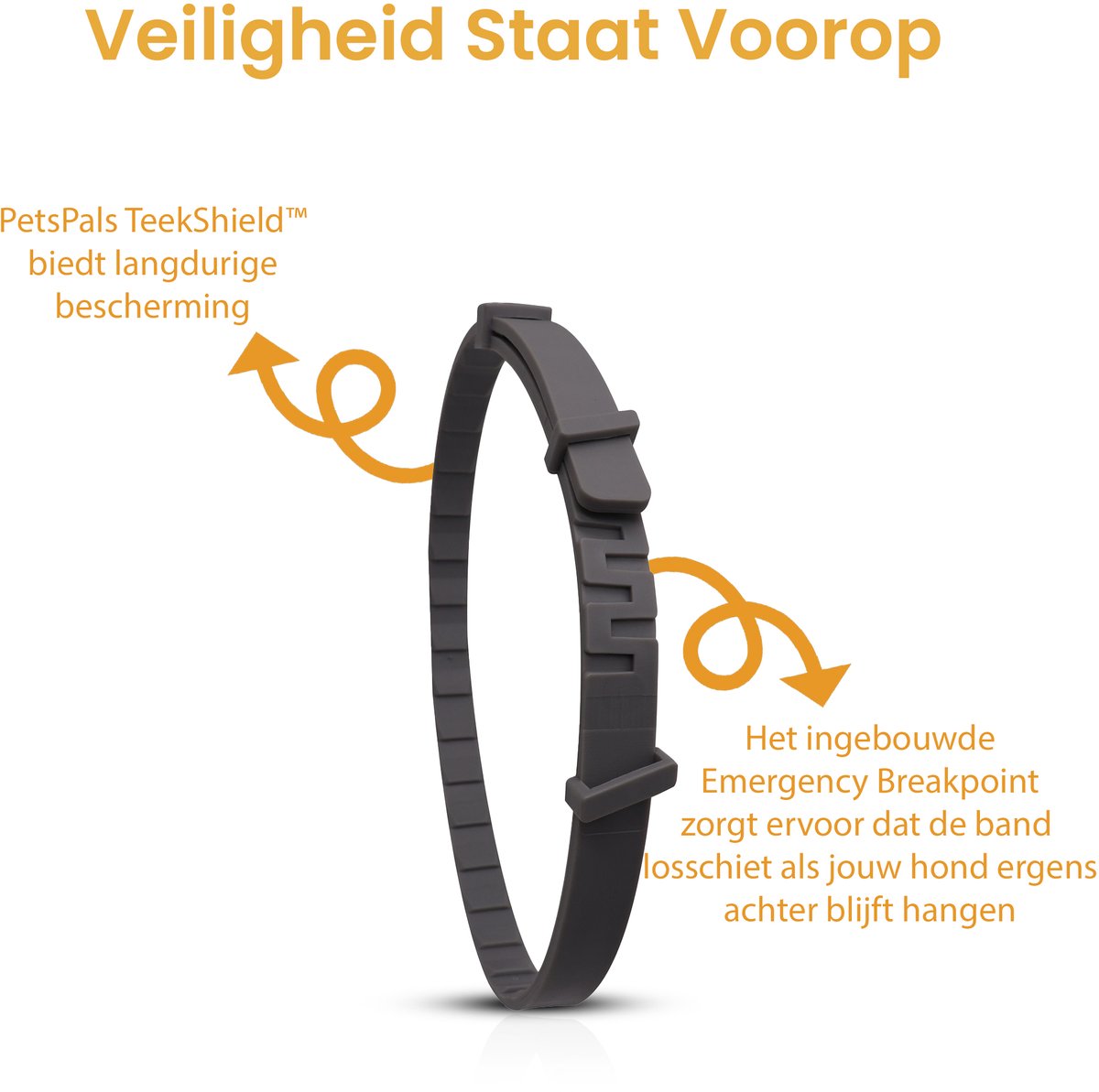 PetsPals TeekShield™ Natuurlijke Halsband voor Honden – Verstelbaar en Comfortabel - Met Natuurlijke Oliën – foto 3
