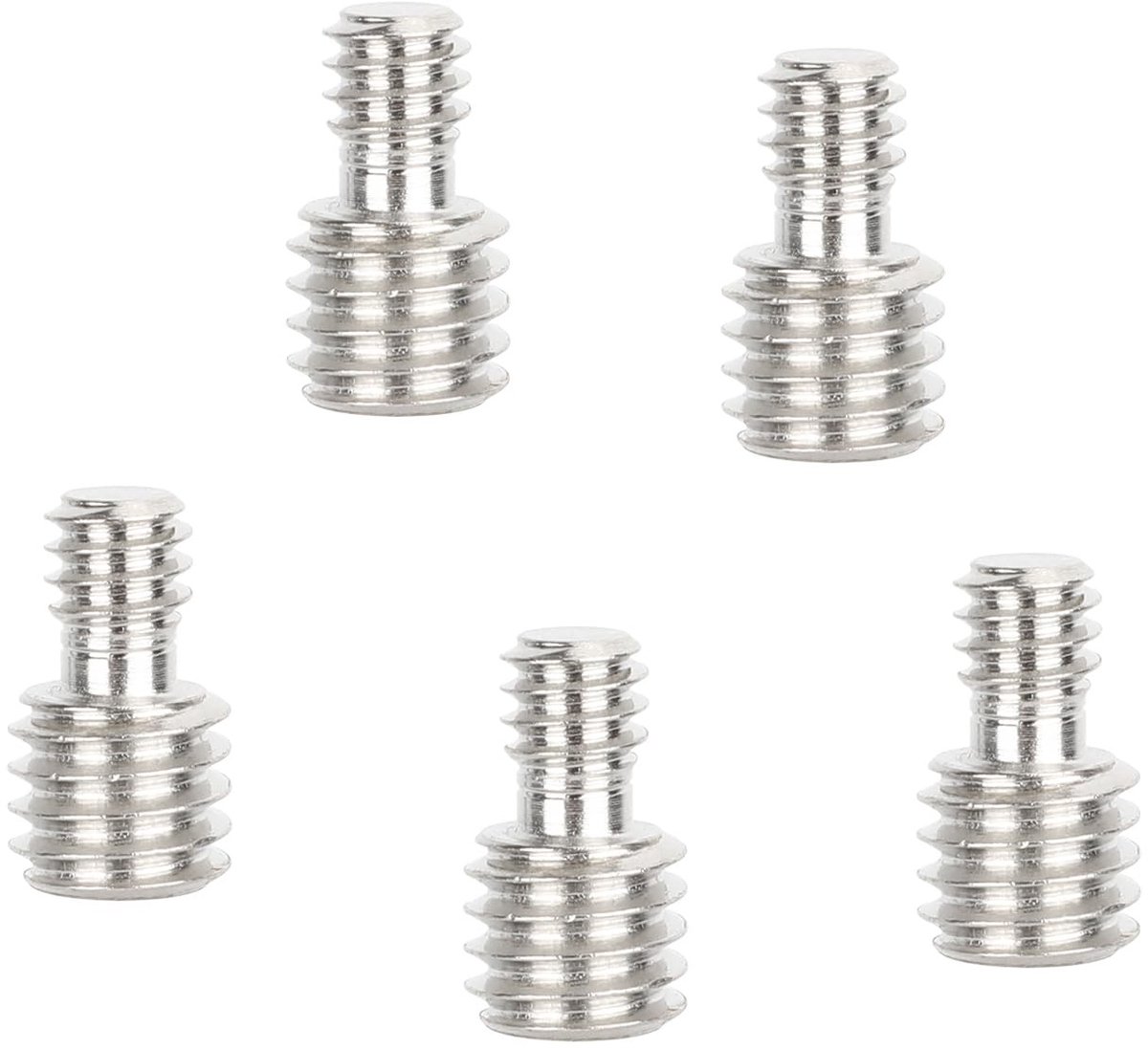 CAMVATE 1/4"-20 naar 3/8"-16 Plug Adapter (5 Stuks) - Universele Bevestiging voor Camera's en Lampen
