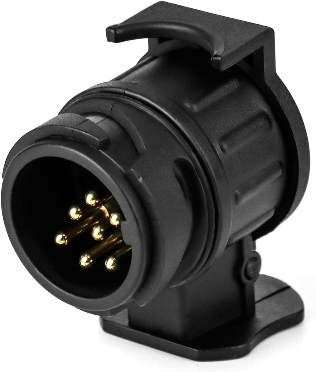 Adapter 13 naar 7 pin, waterdichte 12V traileradapter voor aanhangwagenkoppeling en voertuigverbinding