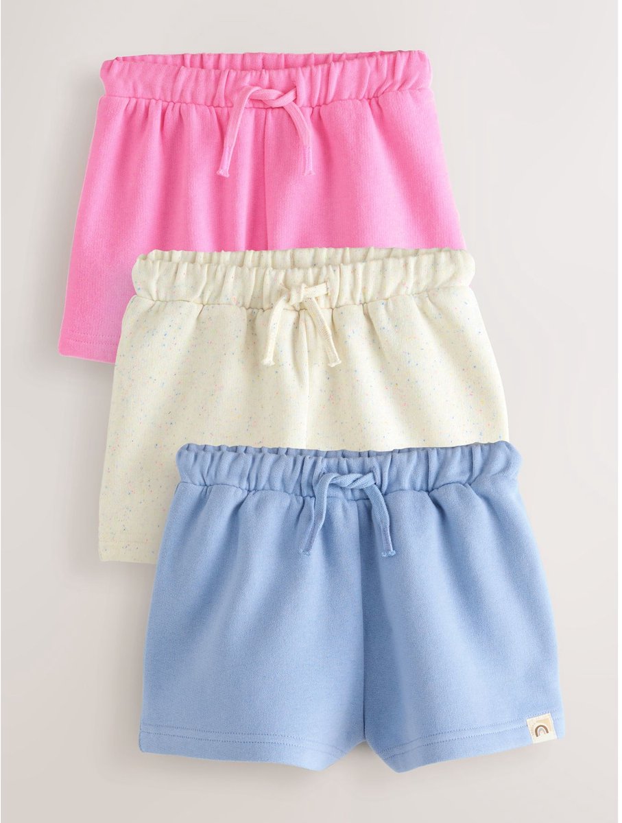 Next - Meisjes - Set van 3 shorts - Blauw