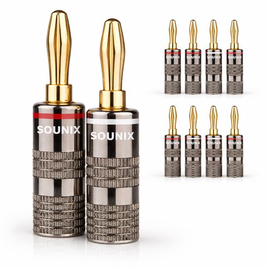 Sounix Fiche Banane - Fiche Banane 8 pcs
