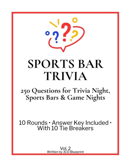 Sports Bar Trivia - cover