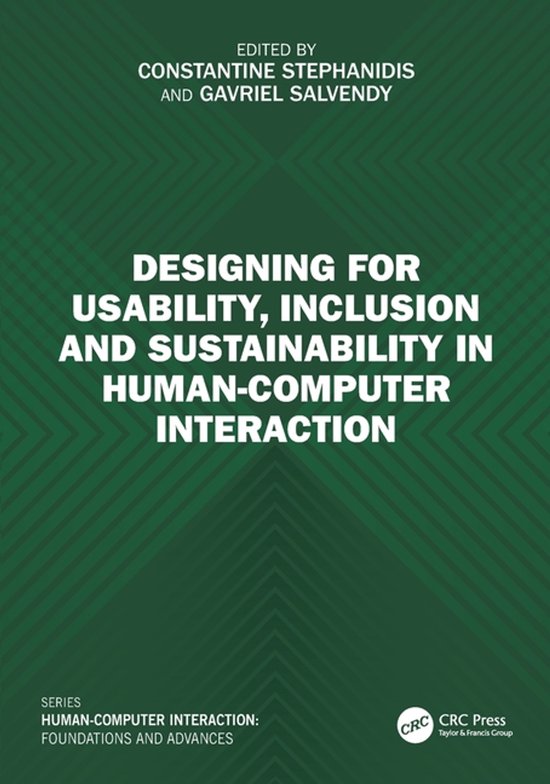 Designing for Usability, Inclusion and Sustainability in Hum ... - cover