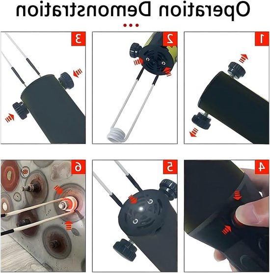 4 Stuks 3mm Messing Kern Inductieverwarmingsspoelen voor het Verwijderen van Moeren en Bouten, Geschikt voor Diverse Toepassingen van Merkloos — afbeelding 5