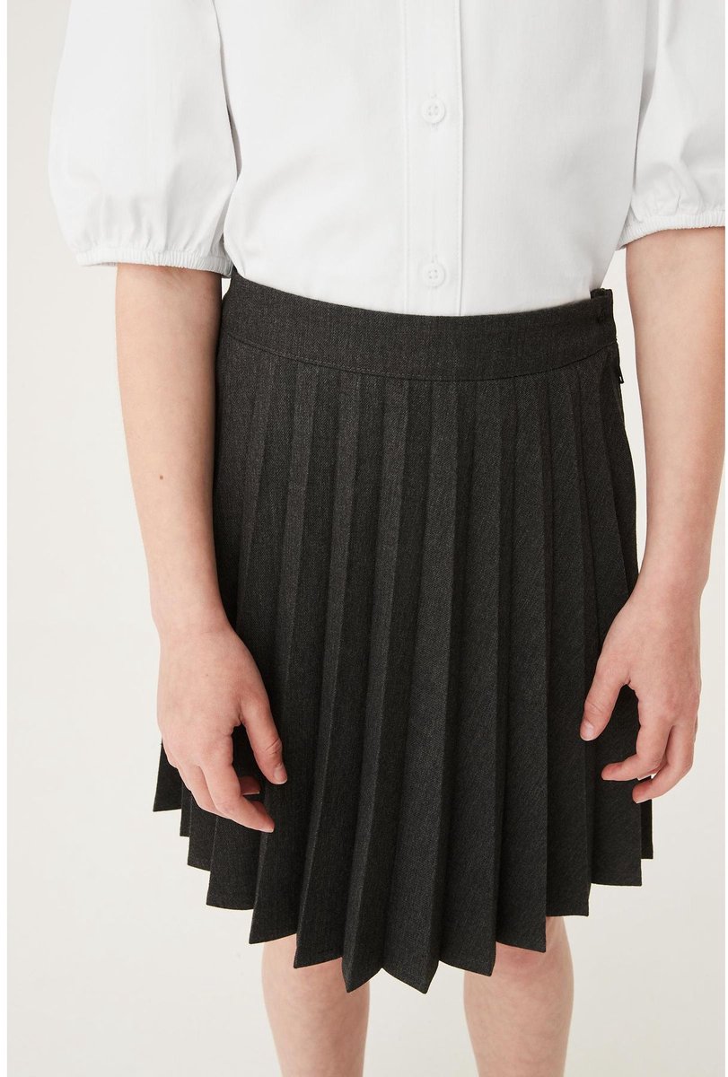Next - Meisjes - Schoolrok met plooi - Grijs