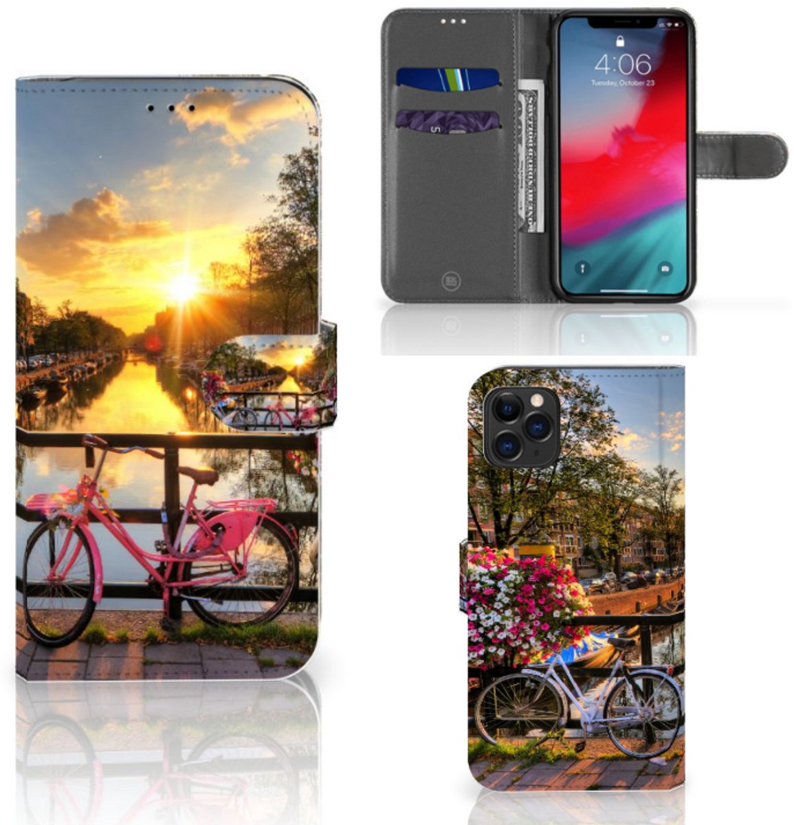 Apple iPhone 11 Pro Max Flip Cover Amsterdamse Grachten