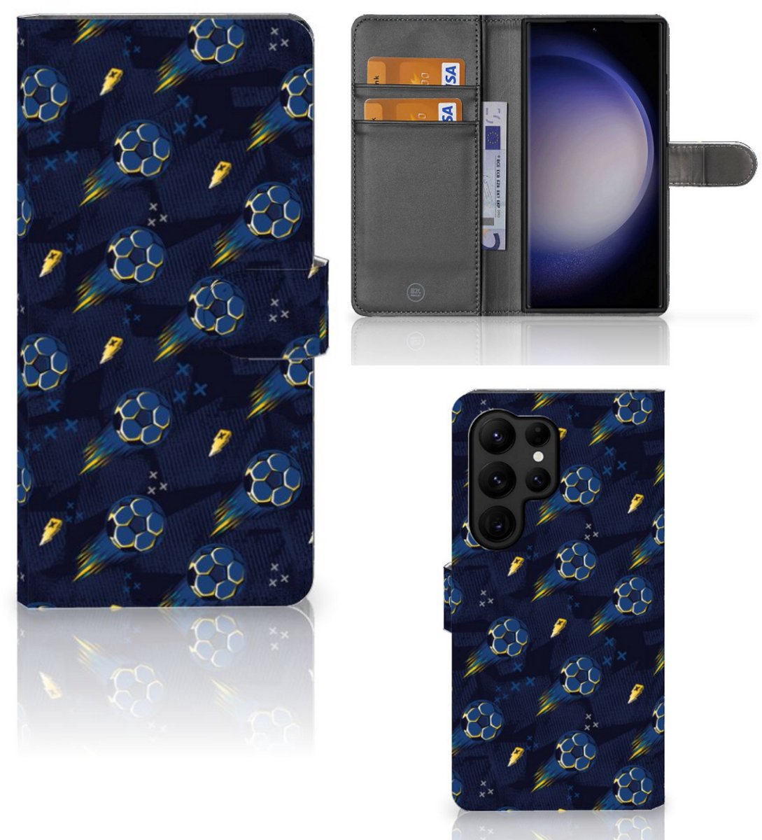 Telefoon Hoesje voor Samsung Galaxy S23 Ultra Voetbal