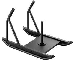 VEVOR Gewichtsslee Power Sled Fitness Krachttrainingslee Om de Snelheid Te Verbeteren Bij Atletische Oefeningen, Fitnessapparaat met Handvat, Compatibel met 25/51 mm Gewichtsschijven