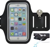 Hoesje Geschikt Geschikt voor Samsung Galaxy A13 5G/ A14/ A34/ A15/ A05s/ A06/ A25/ A35/ A55/ A23/ A73 - Hardloop Armband Telefoon - Sport Armband - Hardloopband Telefoonhouder Zwart