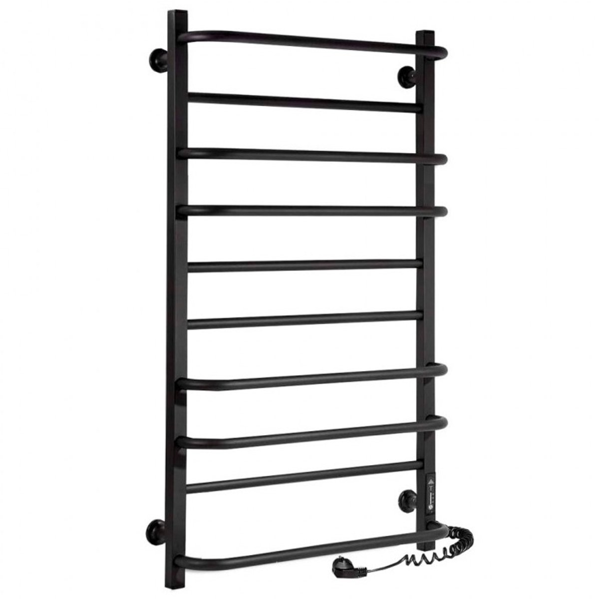 Elektrische handdoekradiator COMFORT 500x900 met ECO-timer, 170W, Zwart