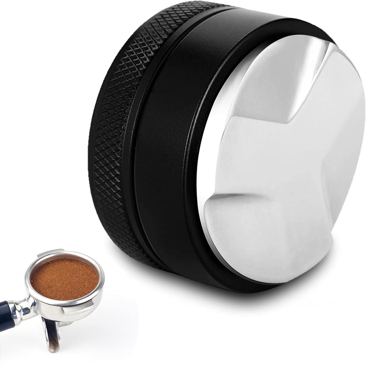 304 RVS Leveler 53mm voor het Egaliseren van Gemalen Koffie, Professionele Koffie Accessoires, Duurzaam en Gebruiksvriendelijk