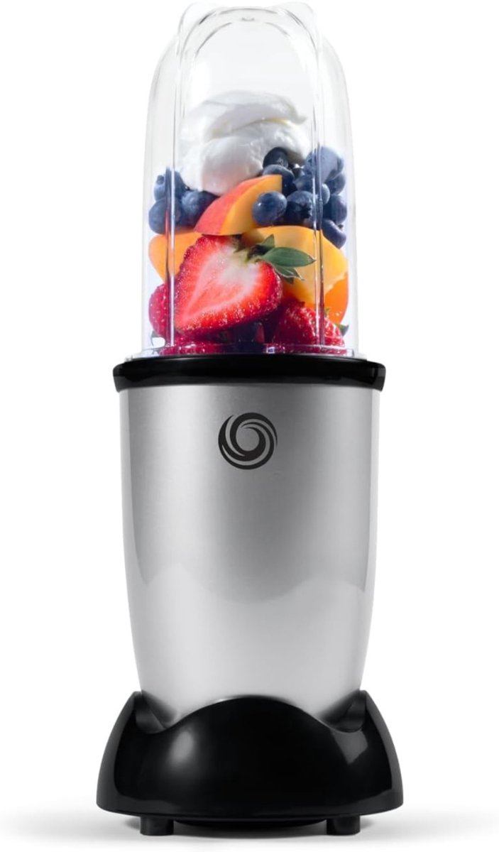 REN® Mini blender - Blender - Draagbare Blender - Grijs/Zwart - 13cm x 12cm x 30cm