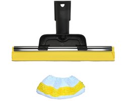 2 stuks Raamsproeier voor Kärcher stoomreiniger met microvezel doekset, raamafzetstuk, accessoires voor Kärcher SC1/SC2/SC3/SC4/SC5/CTK10/20 EasyFix Deluxe, reiniging van glas, ramen en spiegels